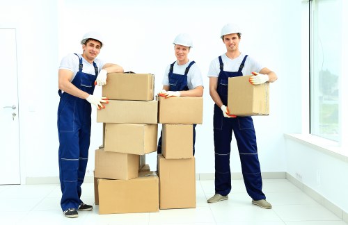 Organised storage units holding furniture safely in Frognal