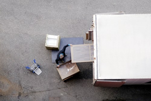 Household items packed safely for storage in Frognal
